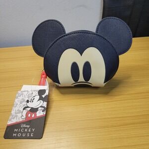 Mickey Mouse Bio World Coin Change Pouch Purse Wallet Makeup Case‎